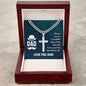 Artisan Cross Necklace For My Dad on Cuban Chain w/ MC