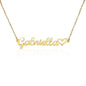 Name Necklace + For My Wife Heart (No MC)