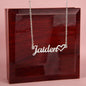 Name Necklace + For My Wife Heart (No MC)