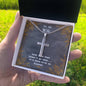 Stainless Cross Necklace For My Wife w/ MC