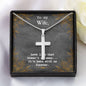 Stainless Cross Necklace For My Wife w/ MC
