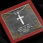 Stainless Cross Necklace For My Wife w/ MC